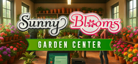 Sunny Blooms Garden Center banner