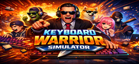 Keyboard Warrior Simulator — Steam header