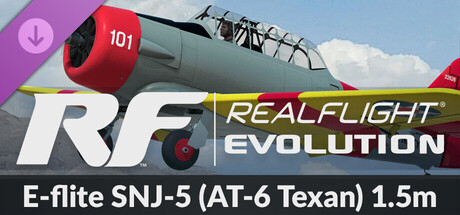 RealFlight Evolution – E-flite SNJ-5 (AT-6 Texan) 1.5m