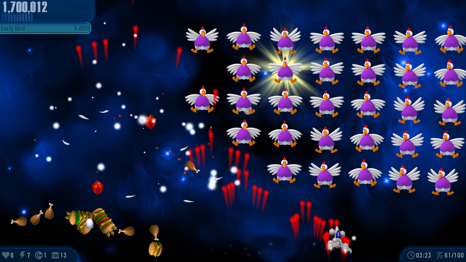 Chicken Invaders 1 screenshot 1