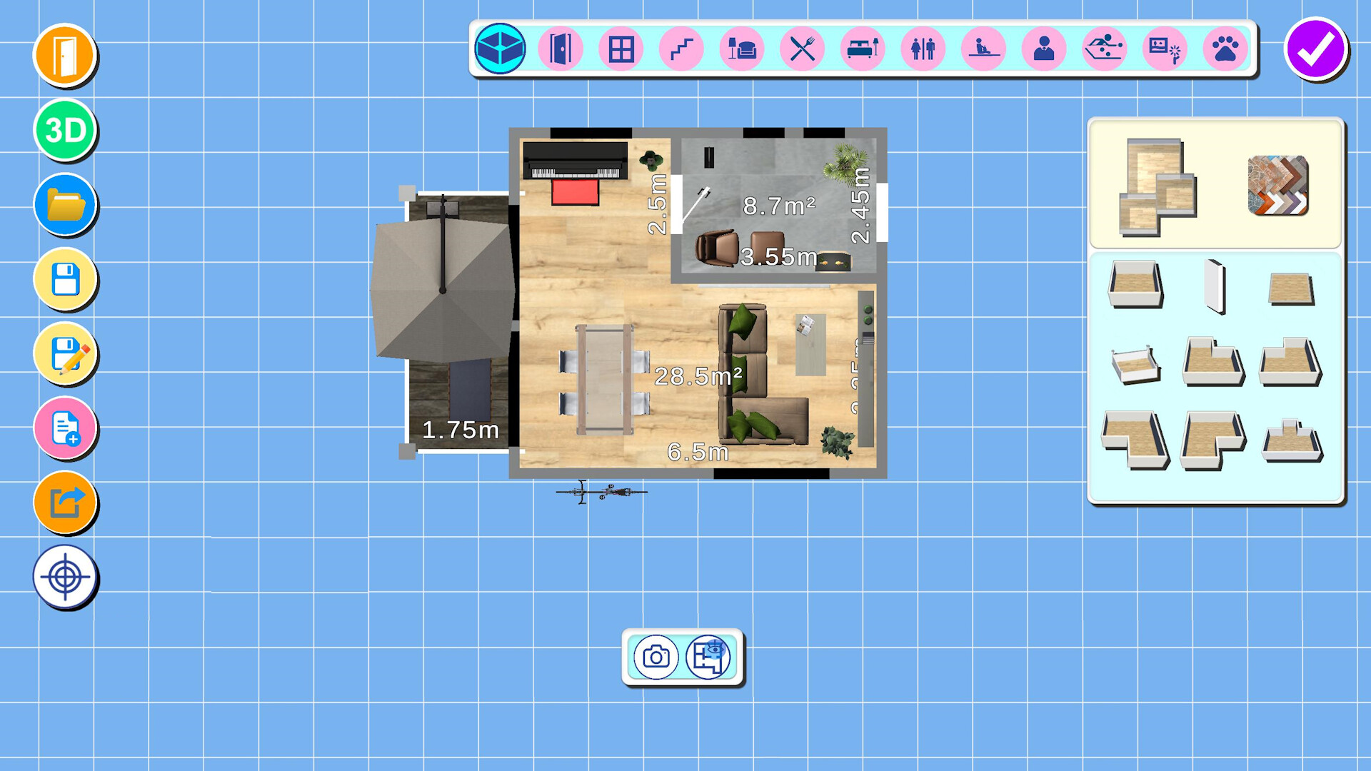 smart3Dplanner2 | 3D Floor Plan & Interior Design screenshot 5