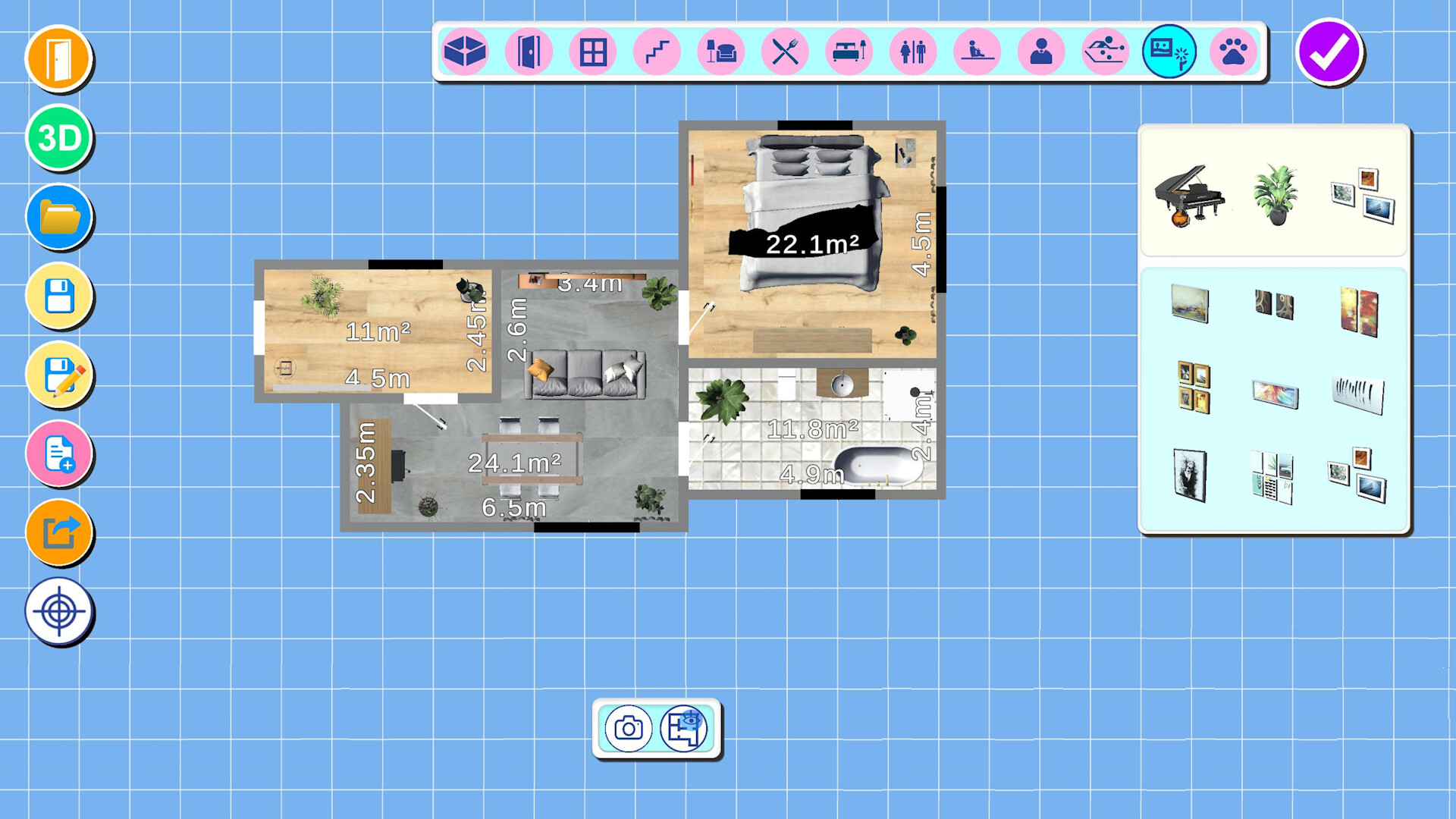 smart3Dplanner2 | 3D Floor Plan & Interior Design screenshot 3