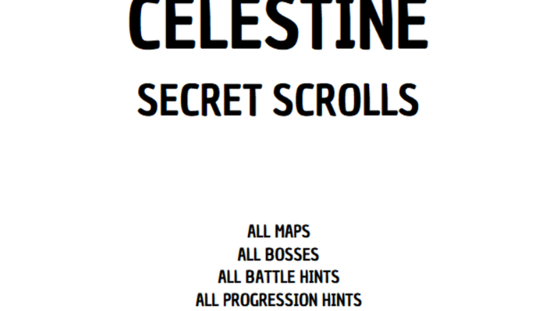 Celestine SECRET SCROLLS screenshot 1