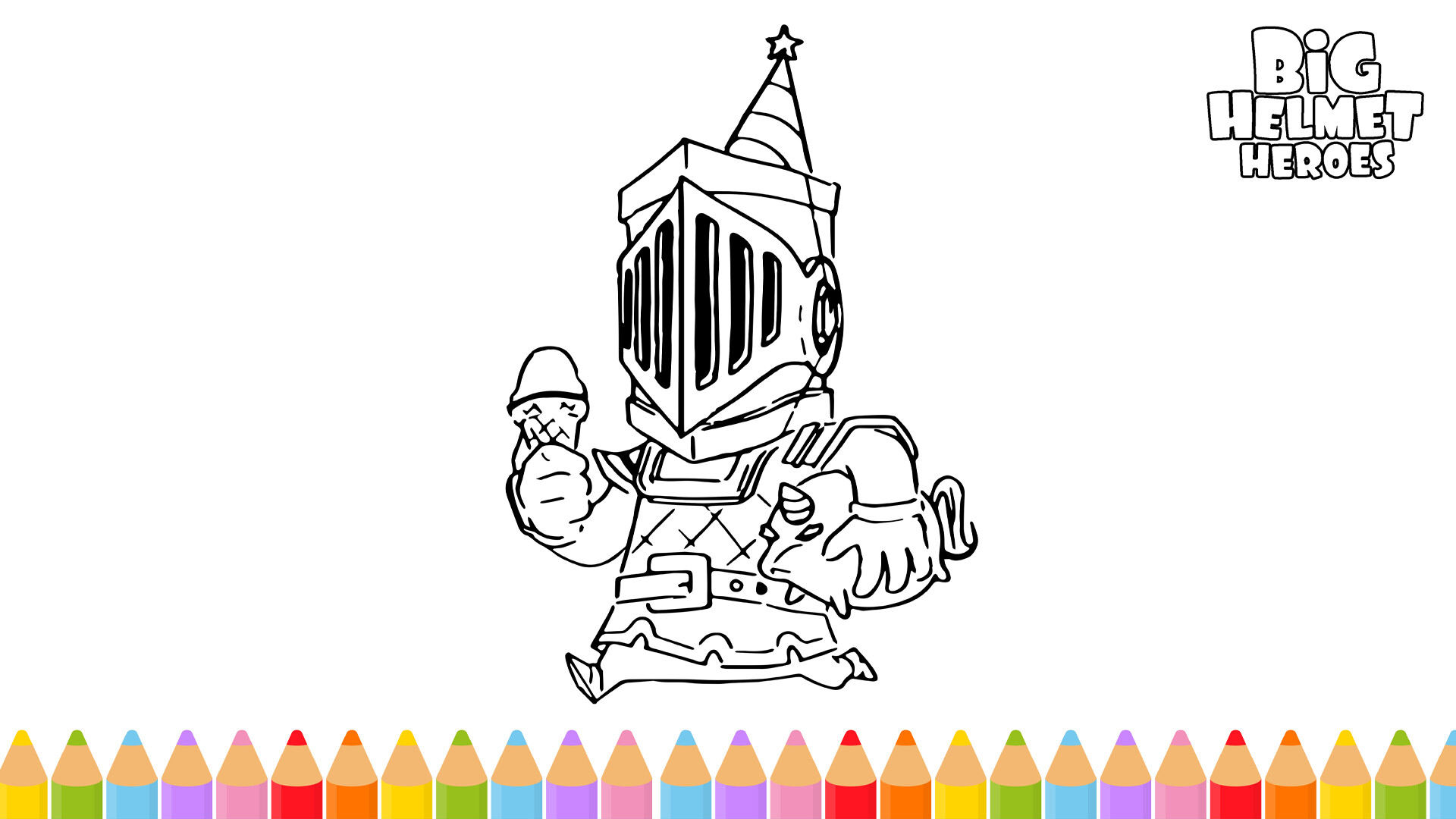 Big Helmet Heroes - Coloring Book screenshot 1