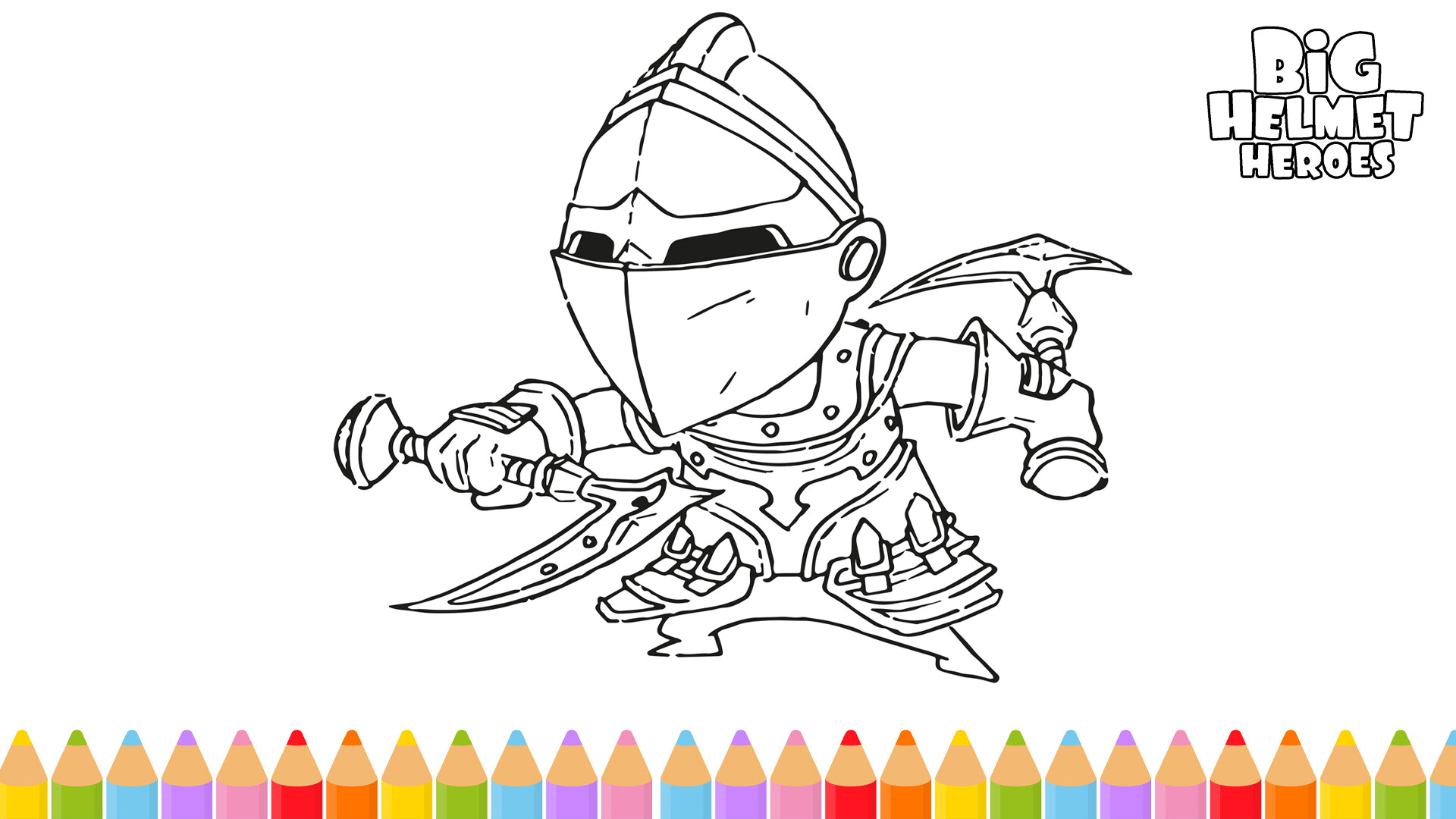 Big Helmet Heroes - Coloring Book screenshot 3