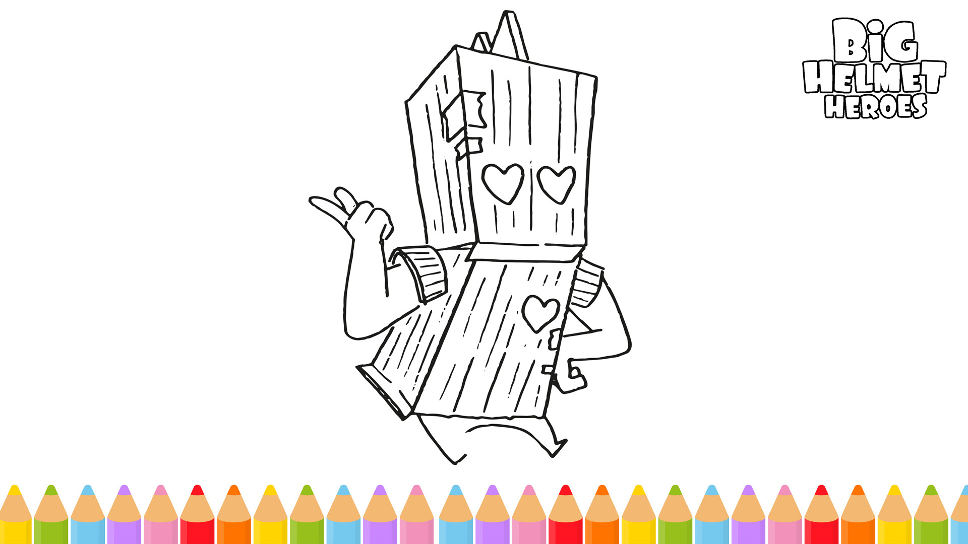 Big Helmet Heroes - Coloring Book screenshot 4