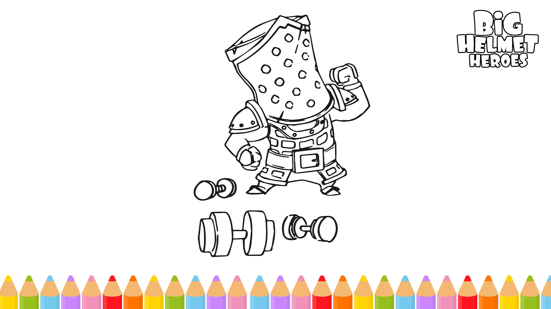 Big Helmet Heroes - Coloring Book screenshot 5