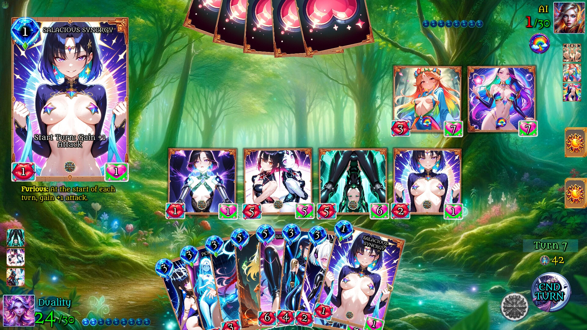 Battle Babes: Unity, Duality & Order screenshot 1