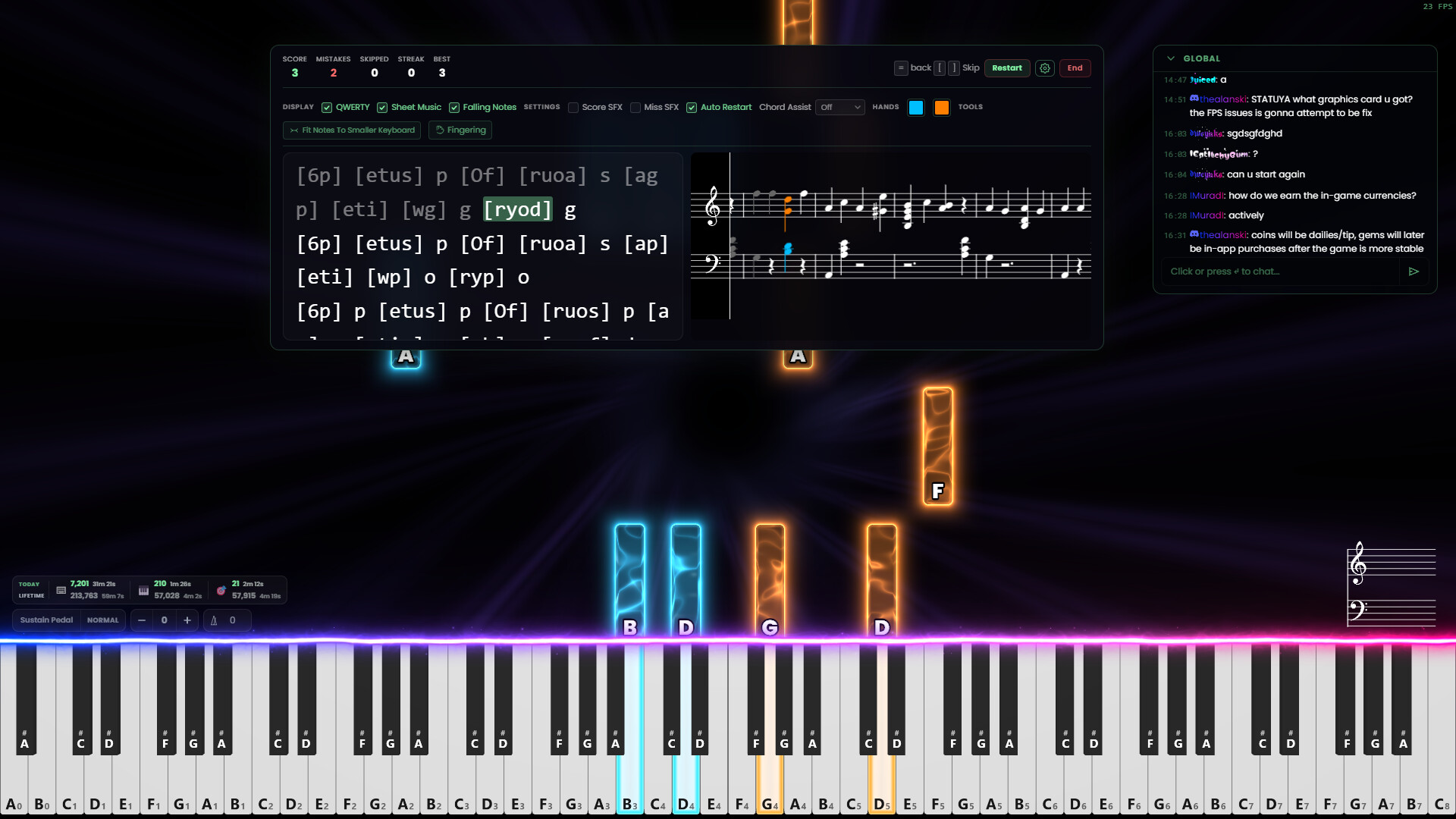 PianoGlow screenshot 2
