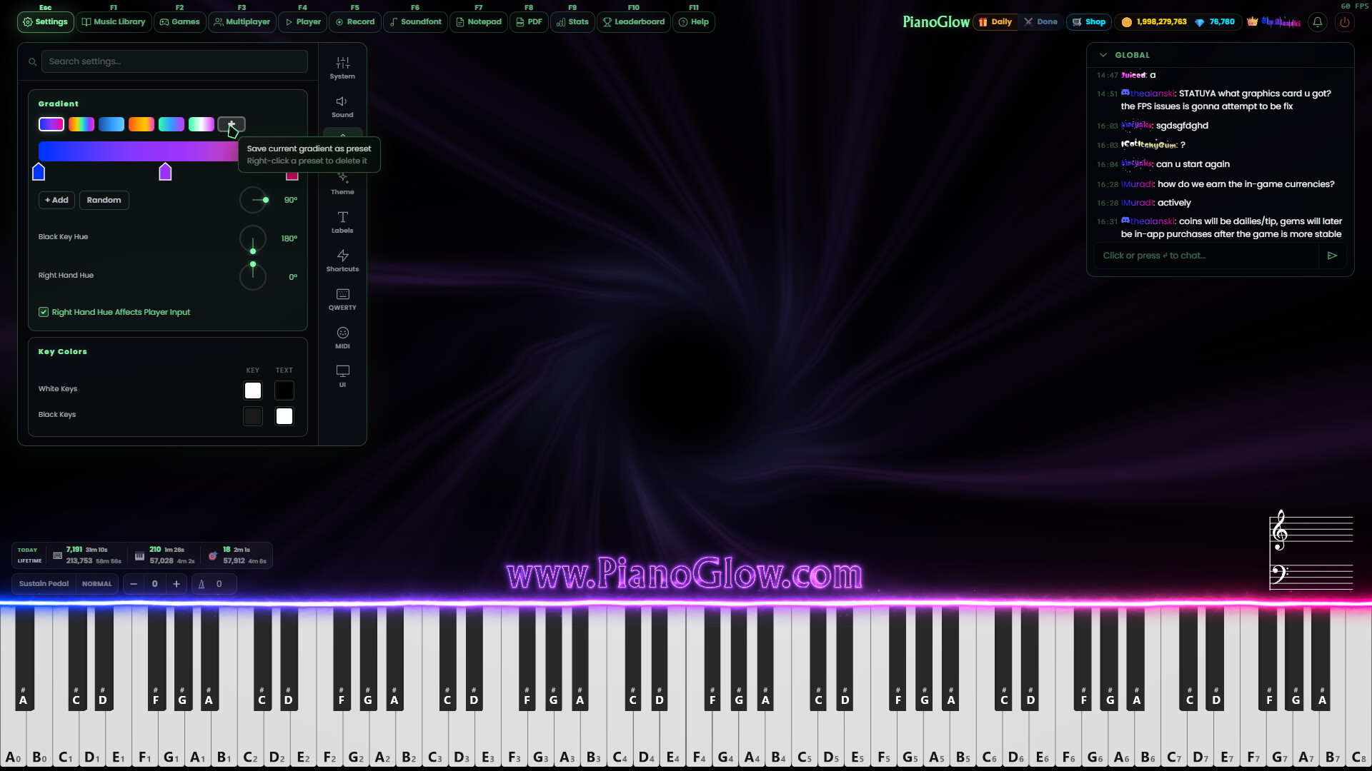 PianoGlow screenshot 5