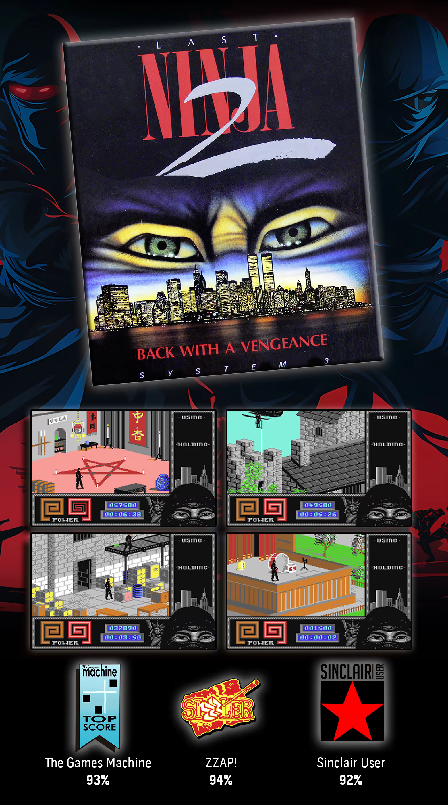 The Last Ninja Collection + Bonus Games