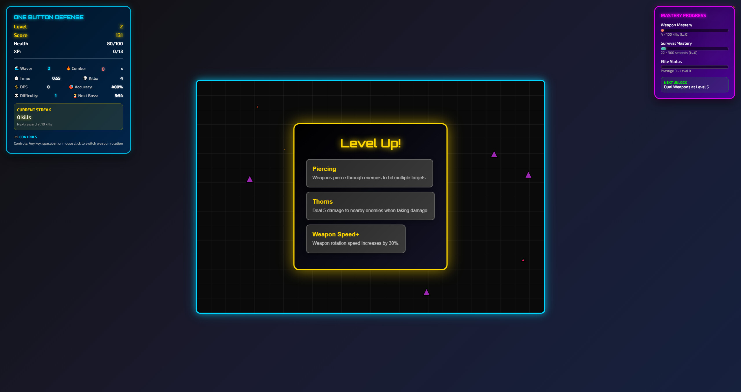 One Button Defense screenshot 4