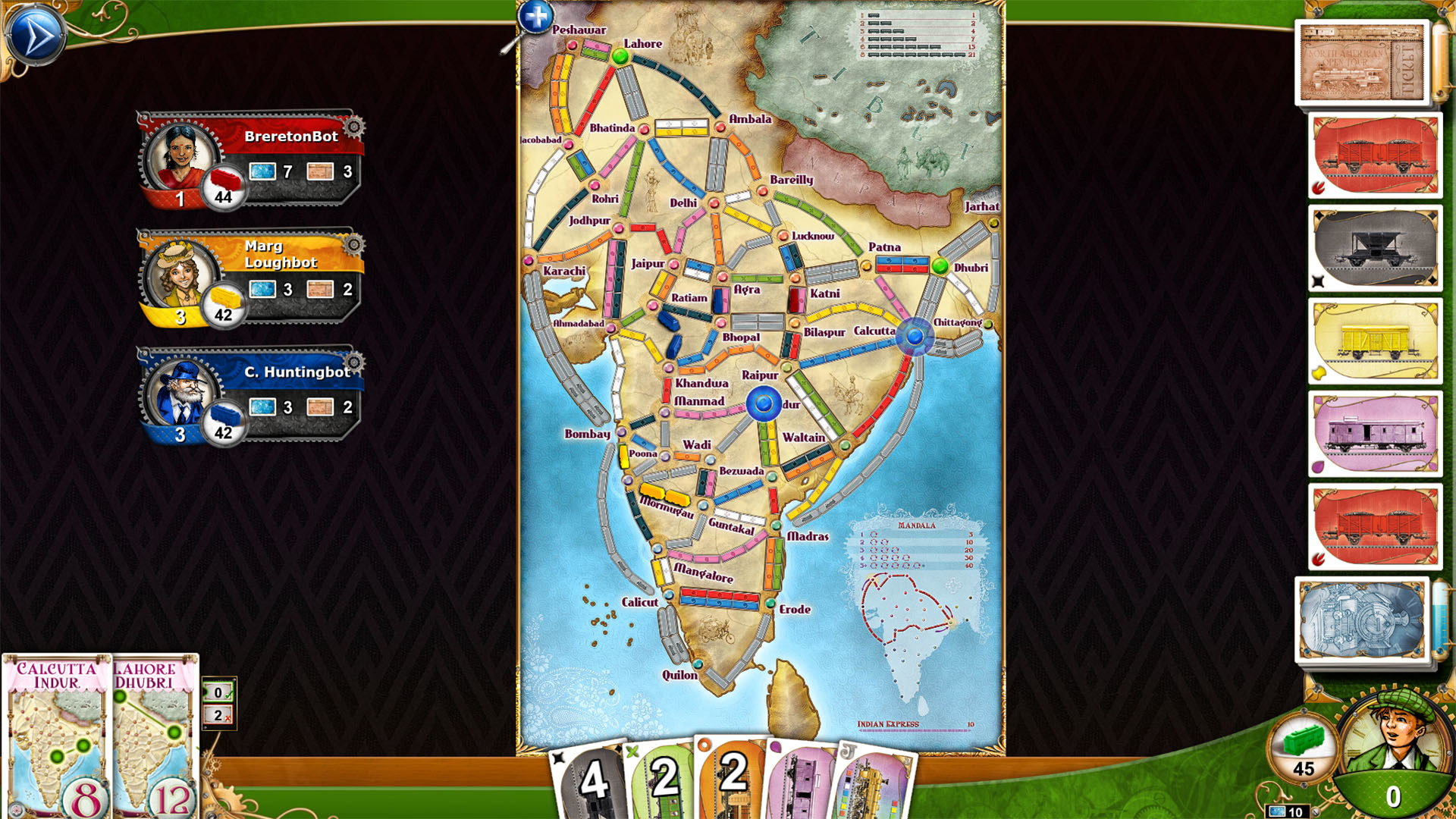 Ticket to Ride - India screenshot 5