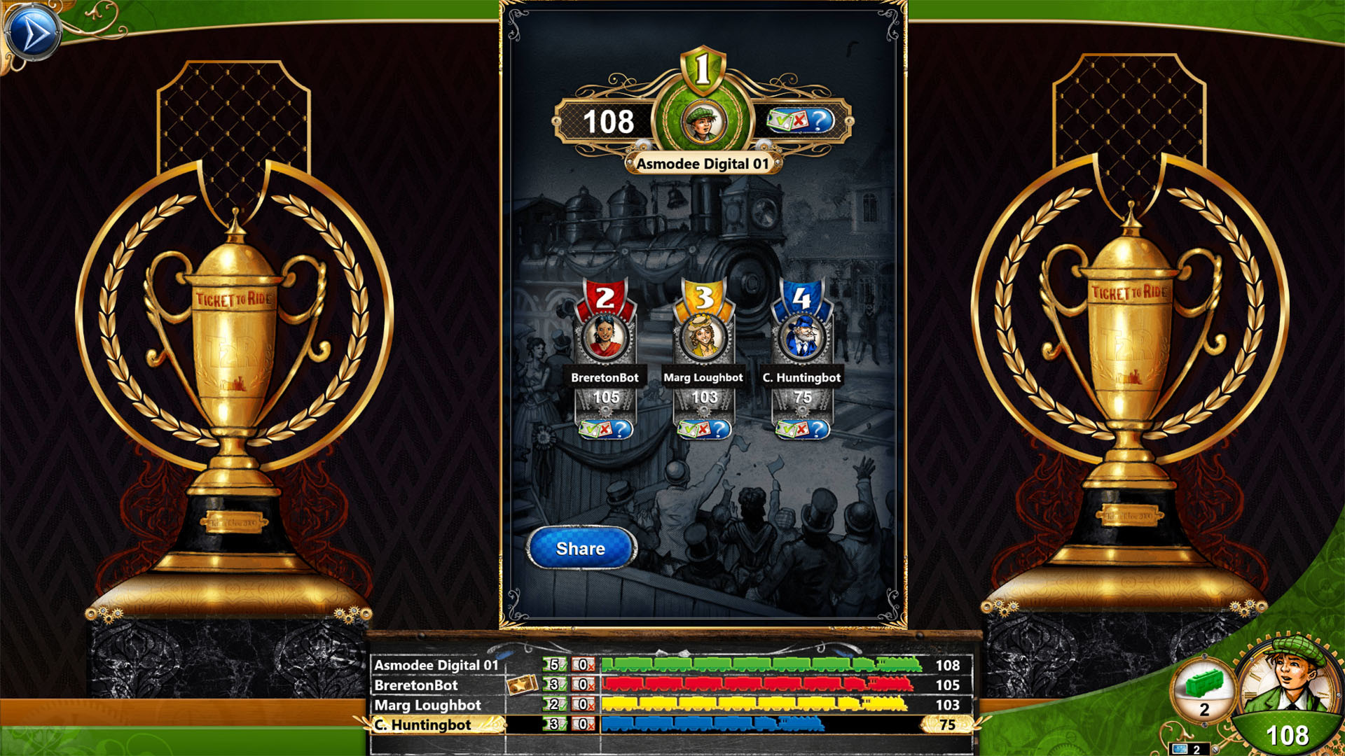 Ticket to Ride - India screenshot 4