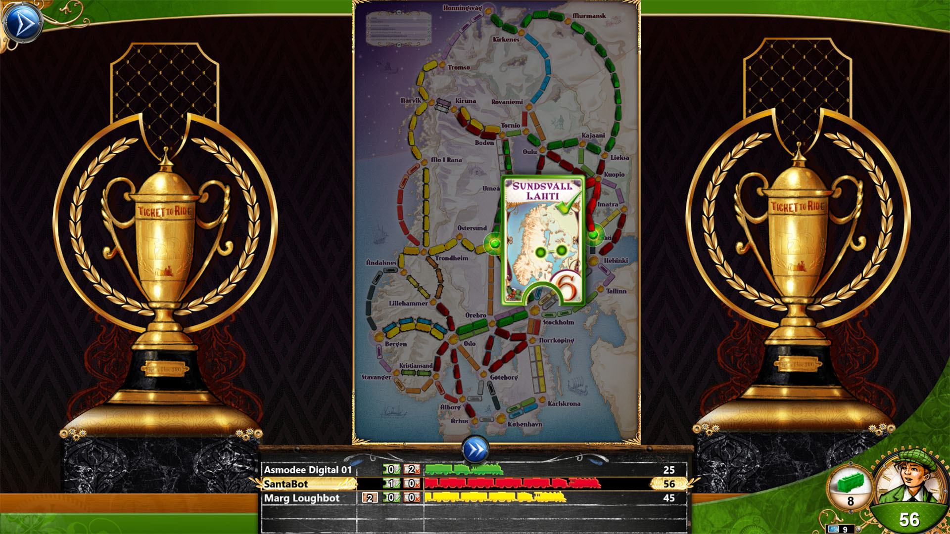 Ticket to Ride - Nordic Countries screenshot 3