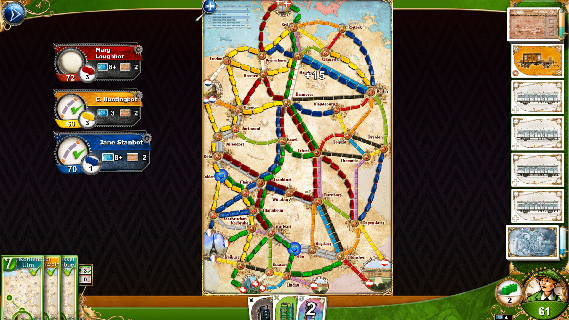 Ticket to Ride - Germany screenshot 3