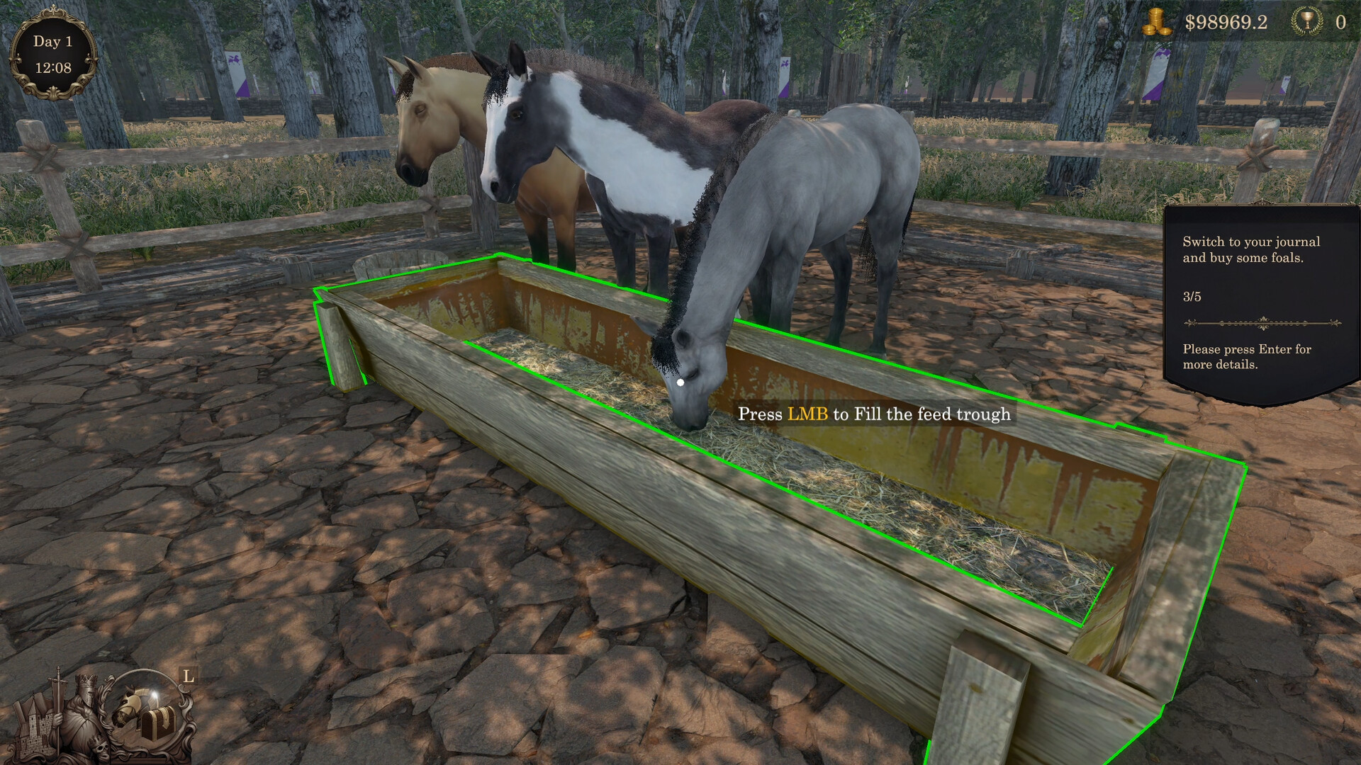 Medieval Horse Dealer Simulator Build 24788069 gameplay screenshot 1