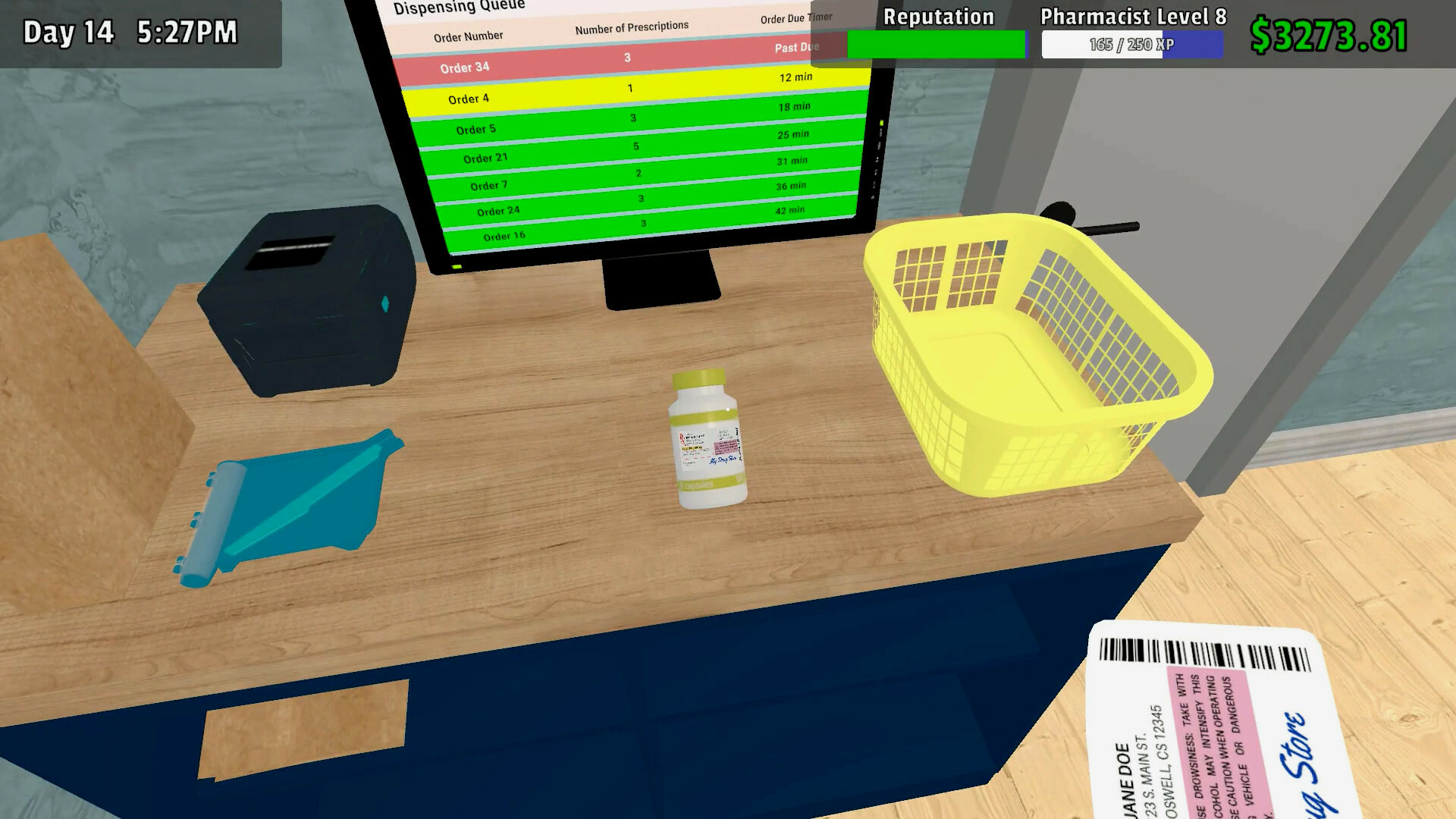 Pharmacy Management Simulator screenshot 3
