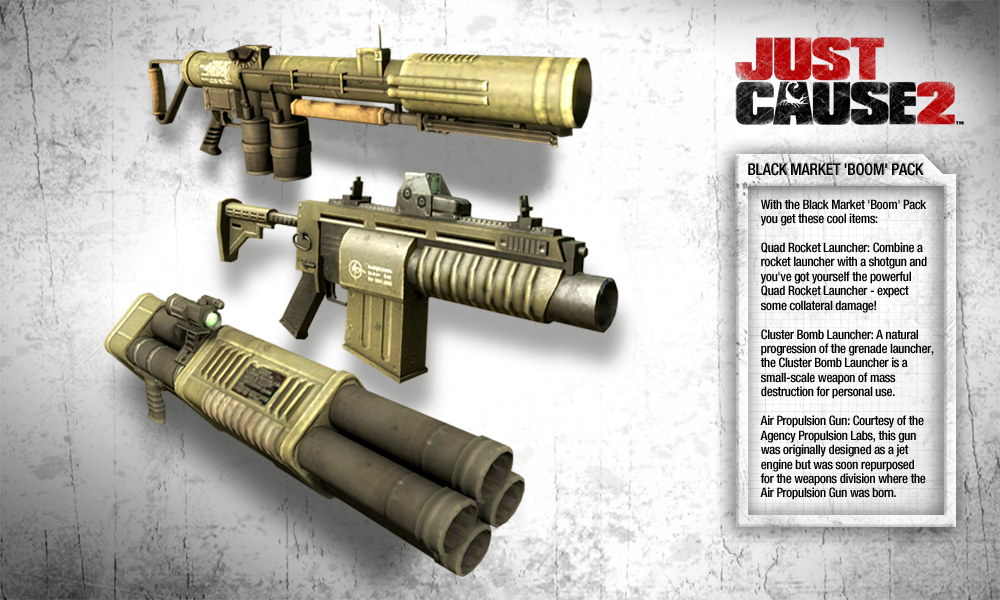 Just Cause 2 - Black Market Boom Pack DLC screenshot 1