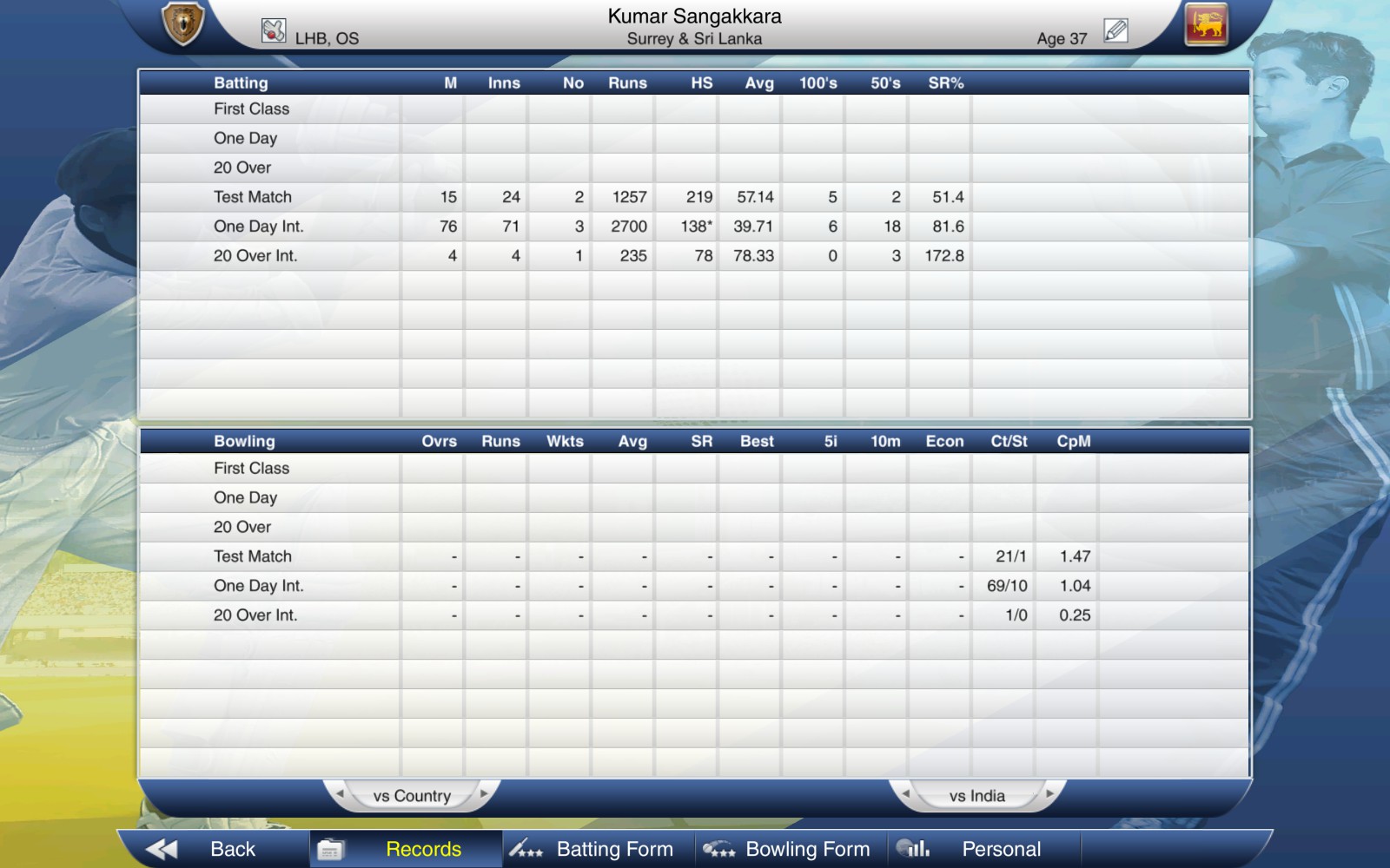 Cricket Captain 2015 screenshot 21