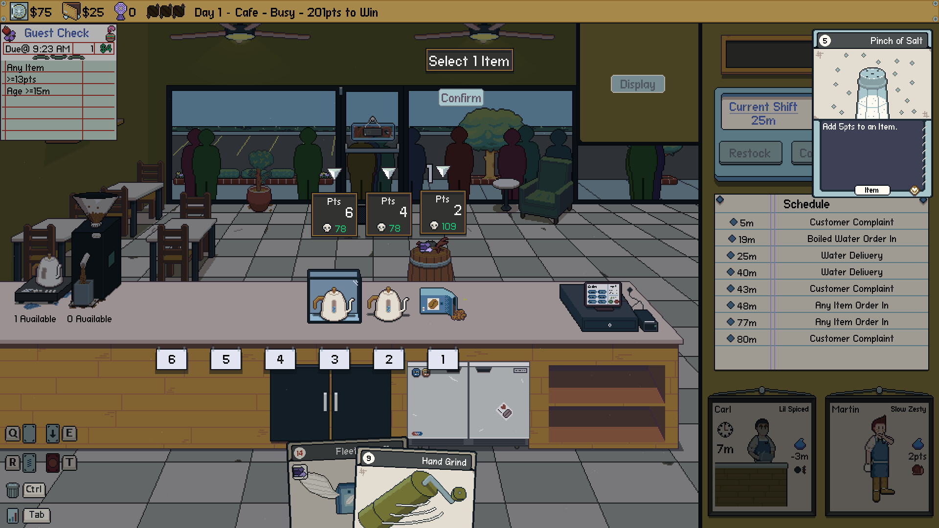 Percolator screenshot 2