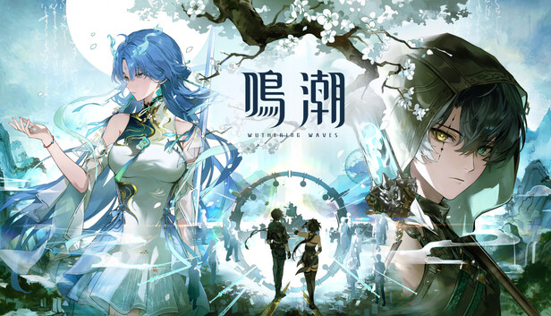 鳴潮 Wuthering Waves 中国限定 タペストリー 掛け軸 2点セット Steam：Wuthering Waves