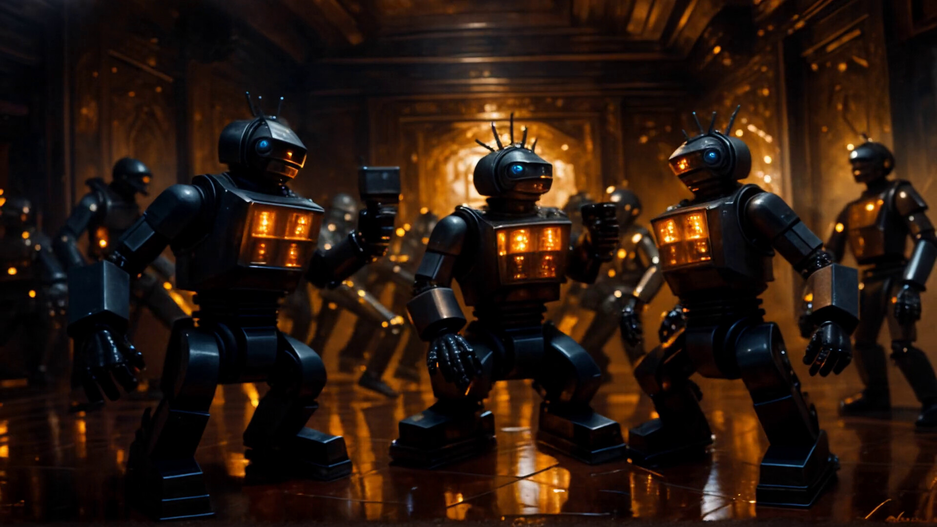 AI-VJ - Robots Visuals screenshot 1