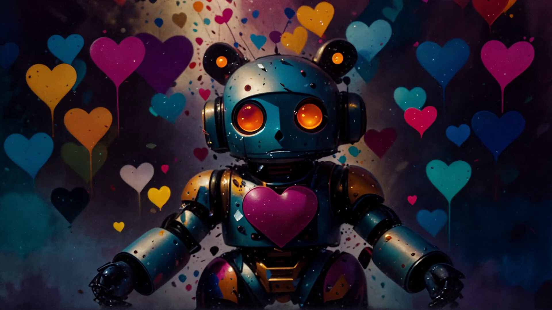 AI-VJ - Robots Visuals screenshot 4