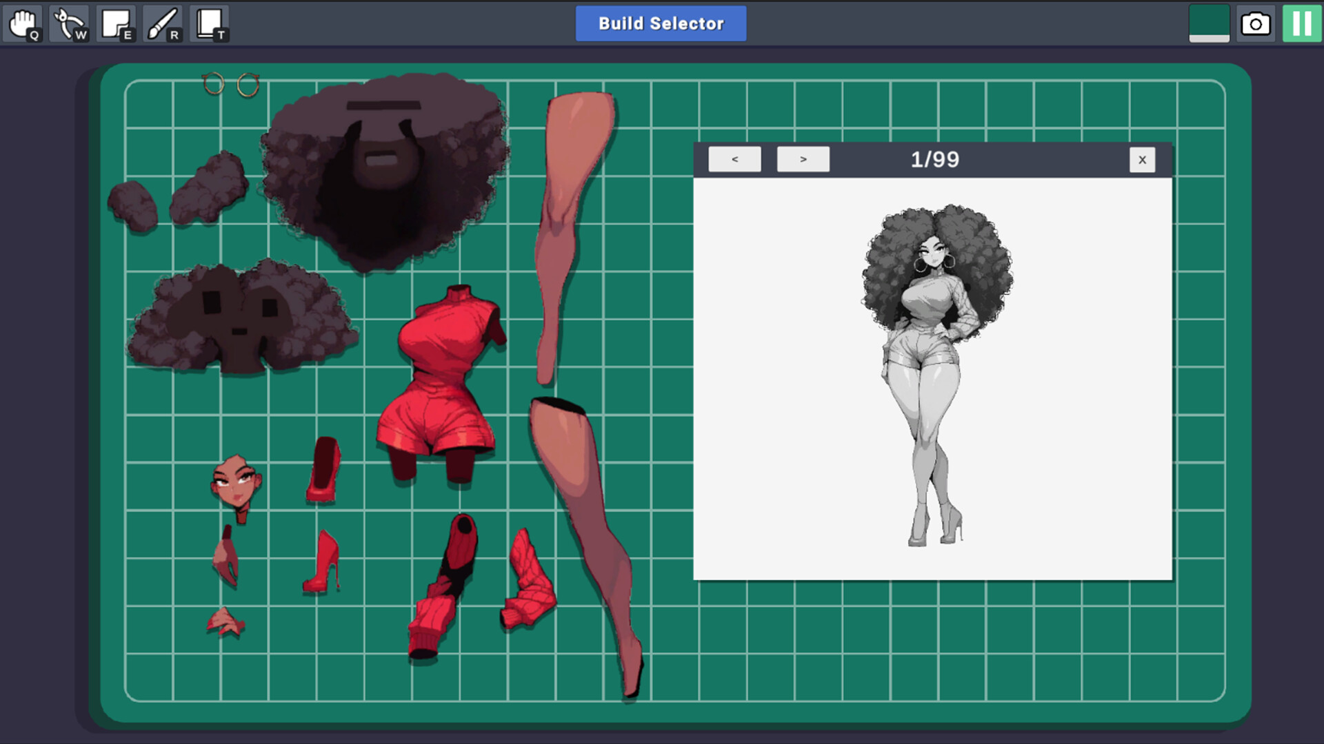 Waifu Builder screenshot 2