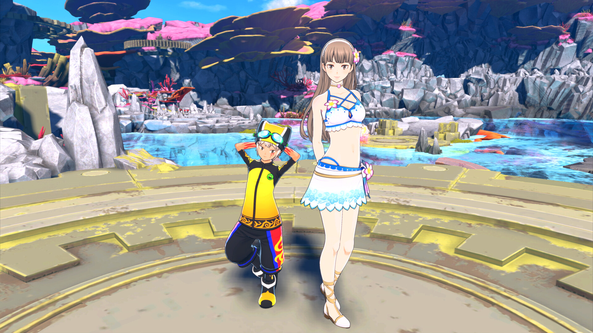 Digimon Story Time Stranger - Costume Swimwear Set screenshot 3