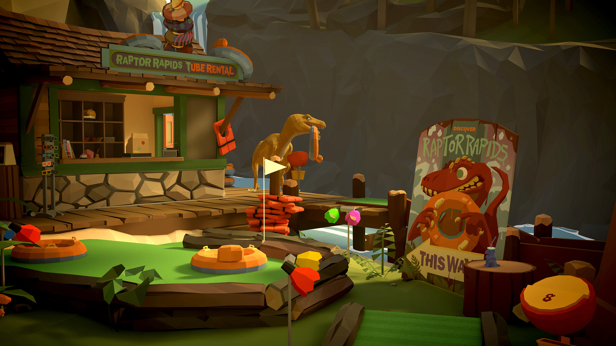 Walkabout Mini Golf - Raptor Cliffs screenshot 1