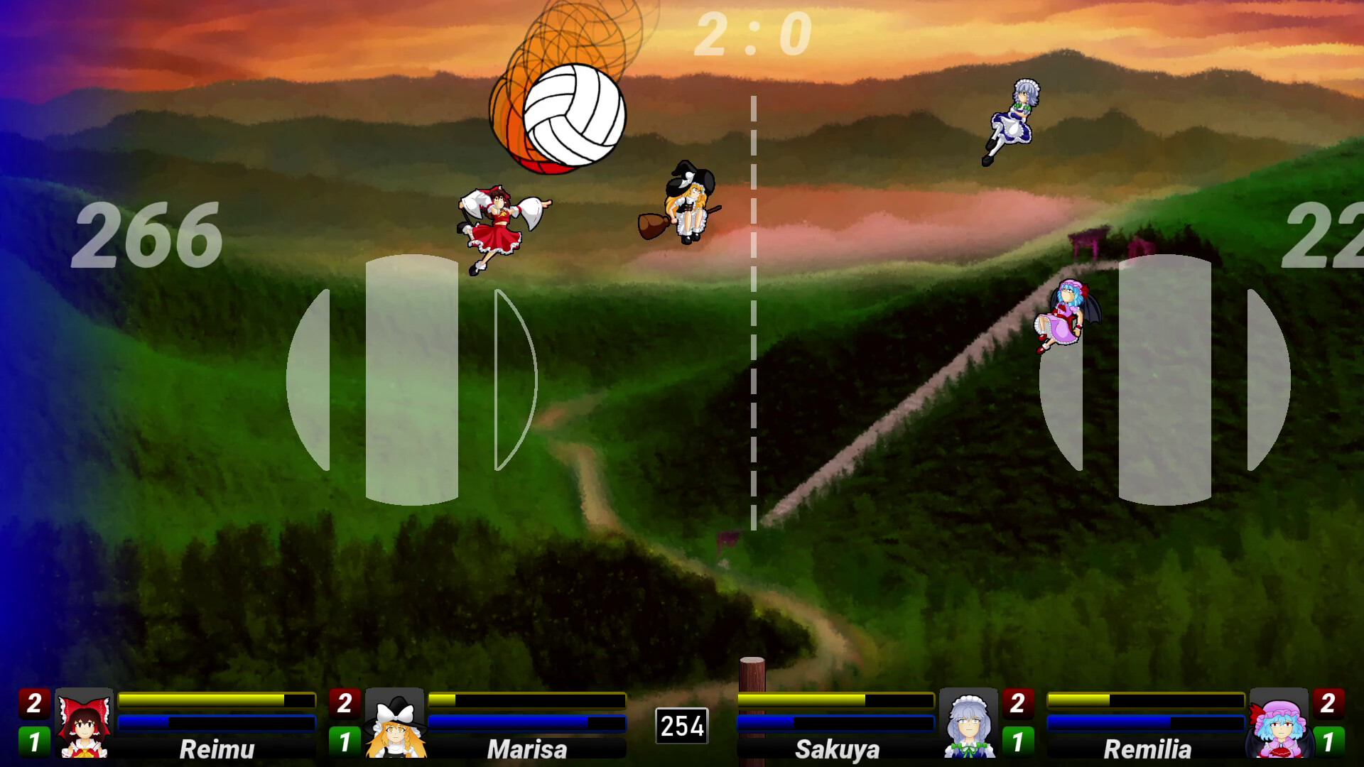 Touhou Volleyball Danmaku Teaser Demo