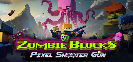 Zombie Blocks: Pixel Shooter Gun: header artwork