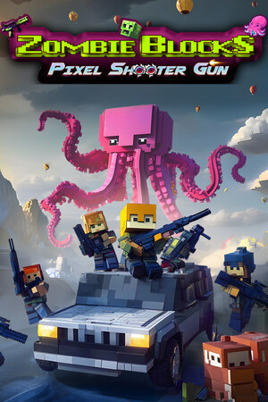 Zombie Blocks: Pixel Shooter Gun