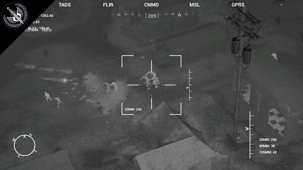 The AC130 slays the zombies. screenshot