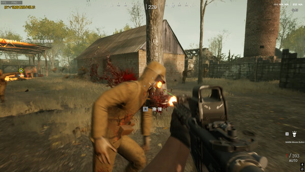 The AC130 slays the zombies. screenshot