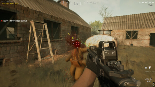 The AC130 slays the zombies. screenshot