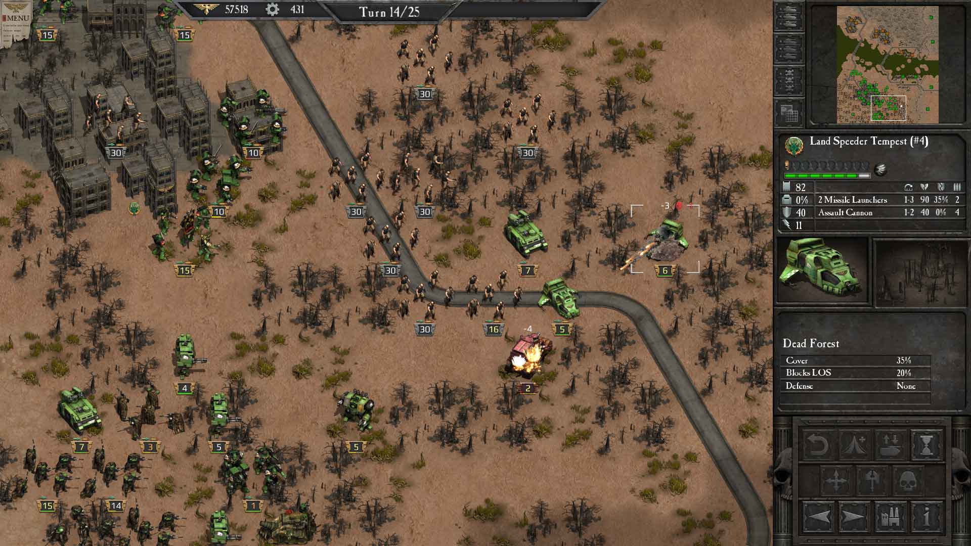 Warhammer 40,000: Armageddon - Vulkan's Wrath (Classic) screenshot 8