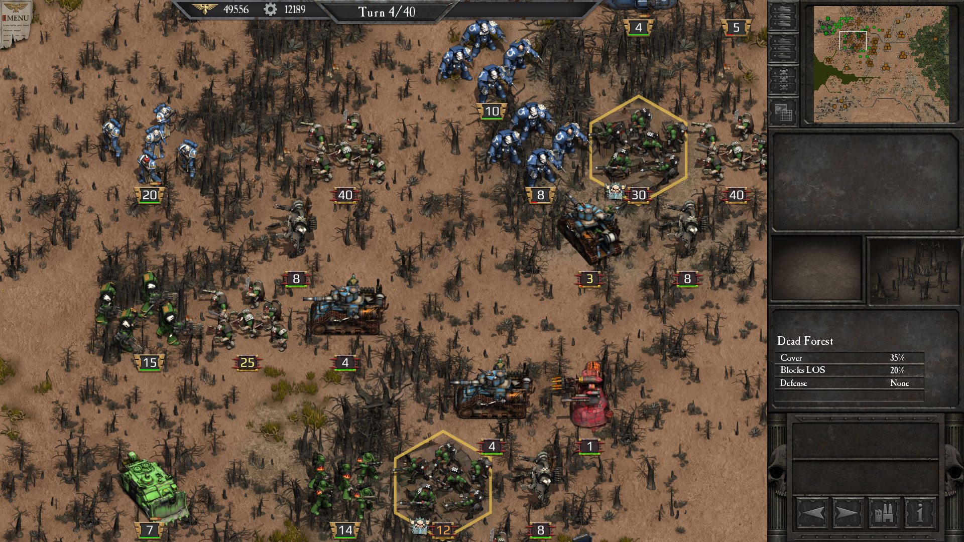 Warhammer 40,000: Armageddon - Glory of Macragge (Classic) screenshot 6
