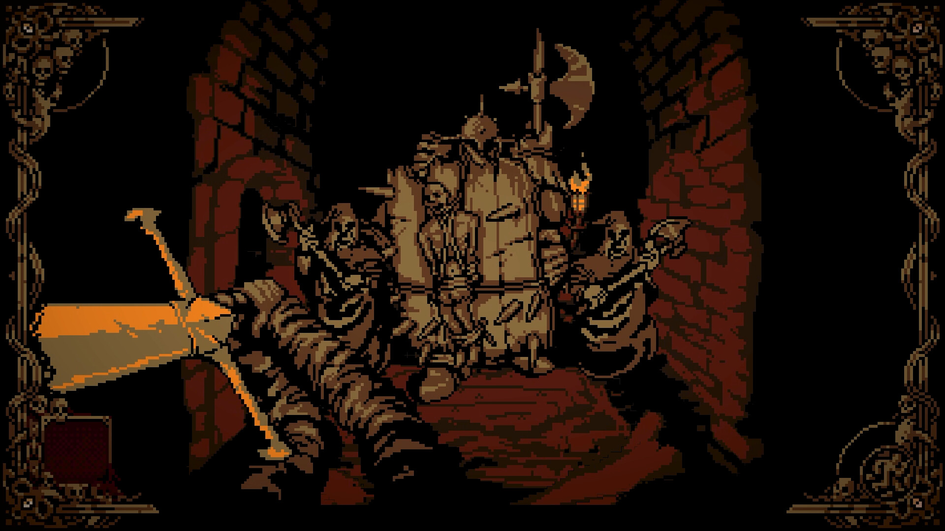Ho provato Greed & Darkness, il dungeon crawler in cui la torcia ti salva e ti fa ammazzare 4 Un combattimento contro un mostro in Greed & Darkness