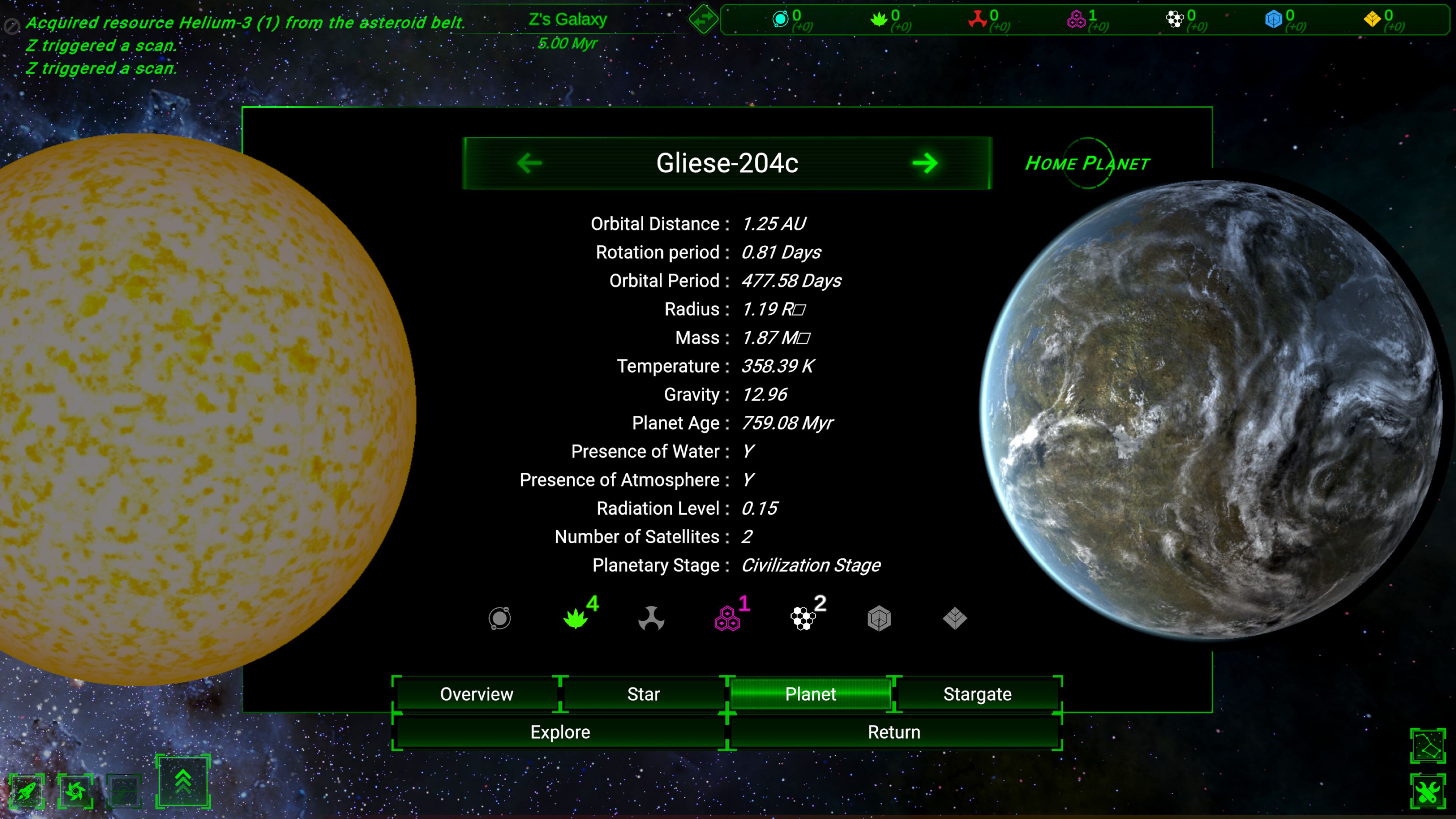 Galactic Simulator2: Stargate screenshot 1