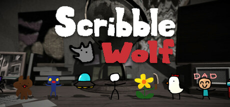 Scribble Wolf Cover Image