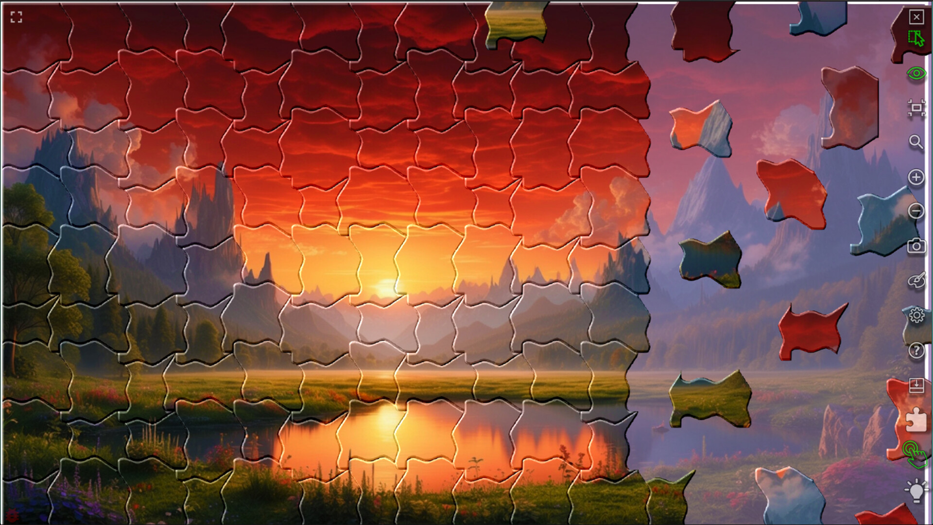 Master of Pieces © Jigsaw Puzzle DLC - Fantastic Landscape screenshot 1