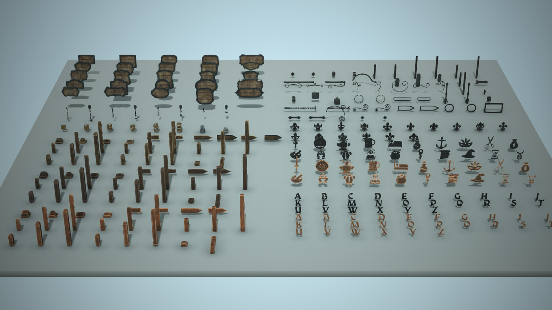 RPG Developer Bakin Modular Medieval Signs screenshot 5
