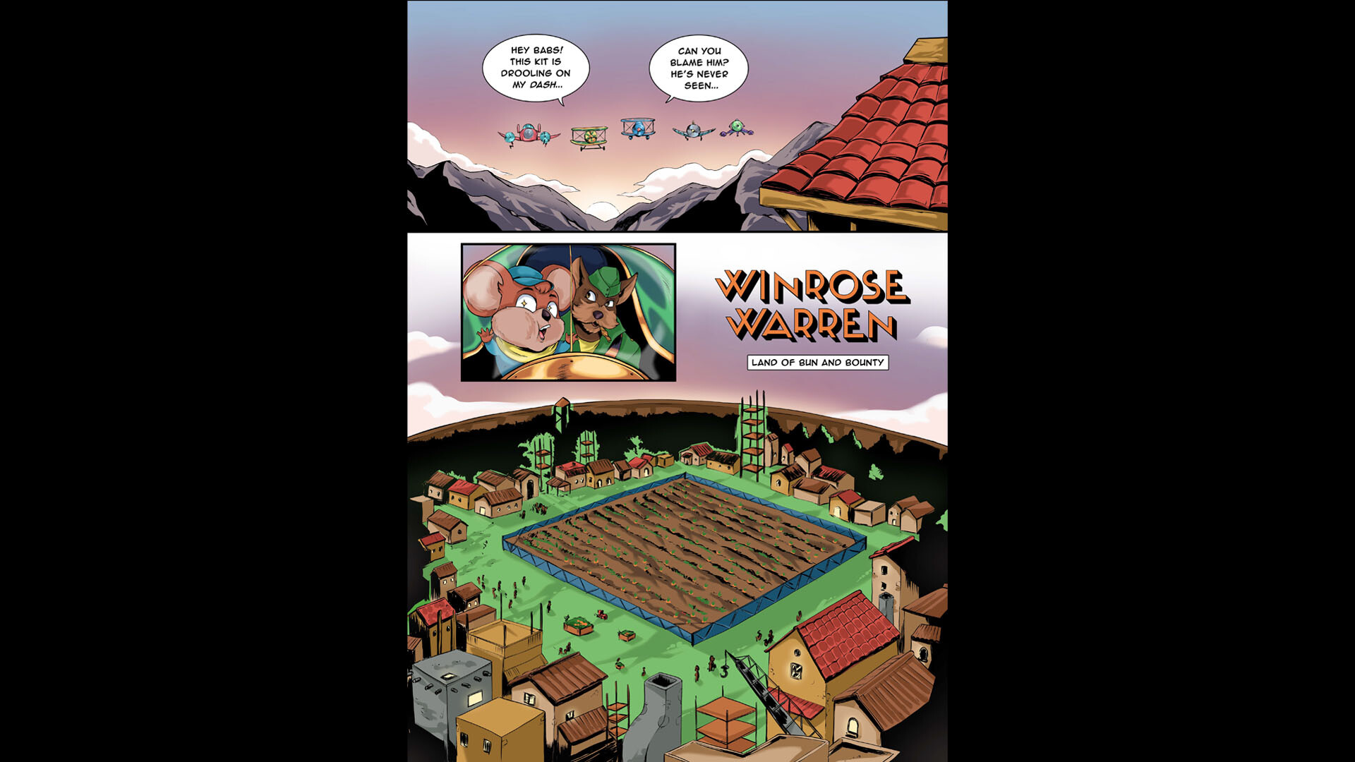 Air Hares: Floppy Flights of Fancy - Digital Comic Book screenshot 6