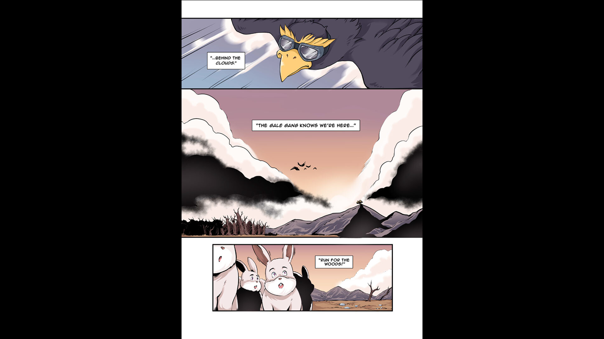 Air Hares: Floppy Flights of Fancy - Digital Comic Book screenshot 1
