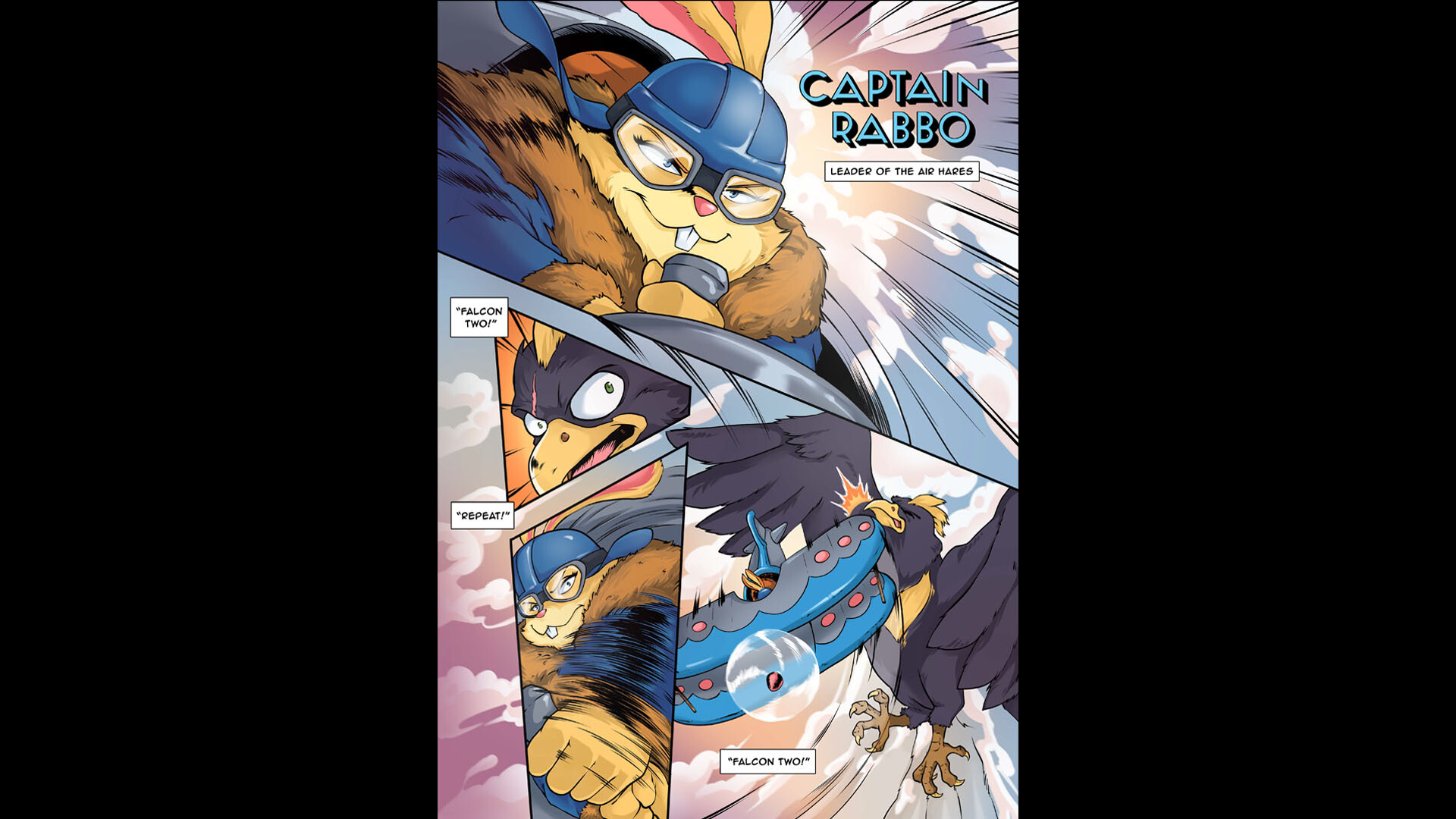 Air Hares: Floppy Flights of Fancy - Digital Comic Book screenshot 5
