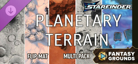 Fantasy Grounds - Starfinder 2 RPG - Flip-Mat: Planetary Terrain Multi-Pack