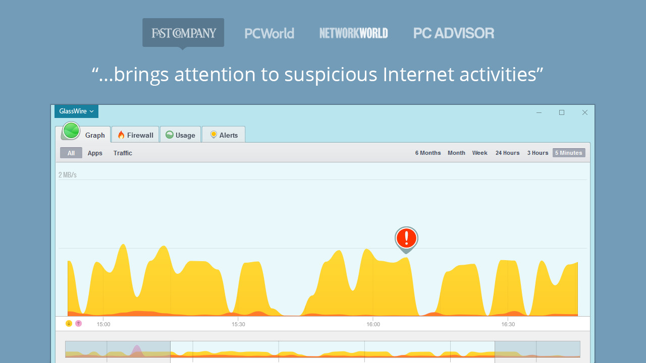 GlassWire screenshot 1