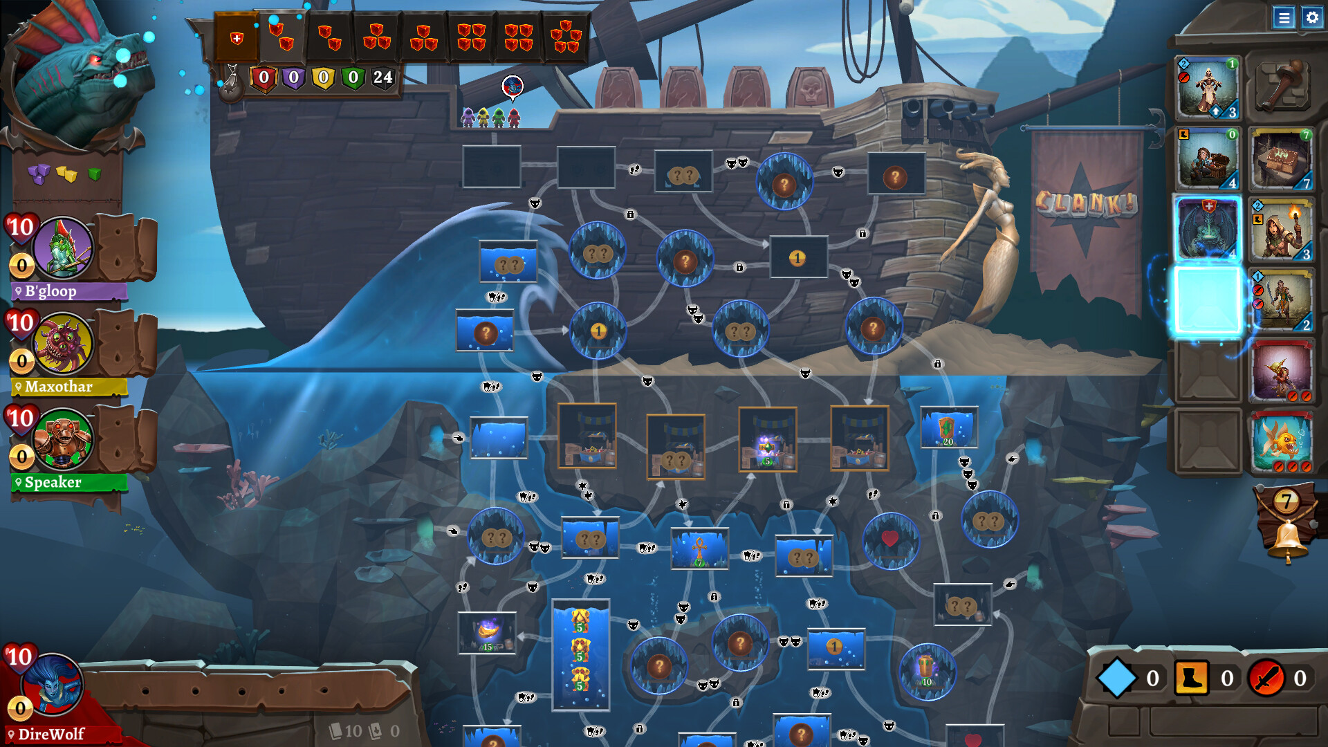 Clank! - Sunken Treasures screenshot 1